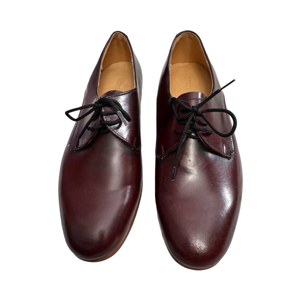 Dieppa Restrepo Burgundy Leather Oxford Shoes Women’s Size 6 Handmade Artisan